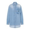 LOVE MOSCHINO THE LIGHTWEIGHT DENIM SHIRT 261K1A020332161306